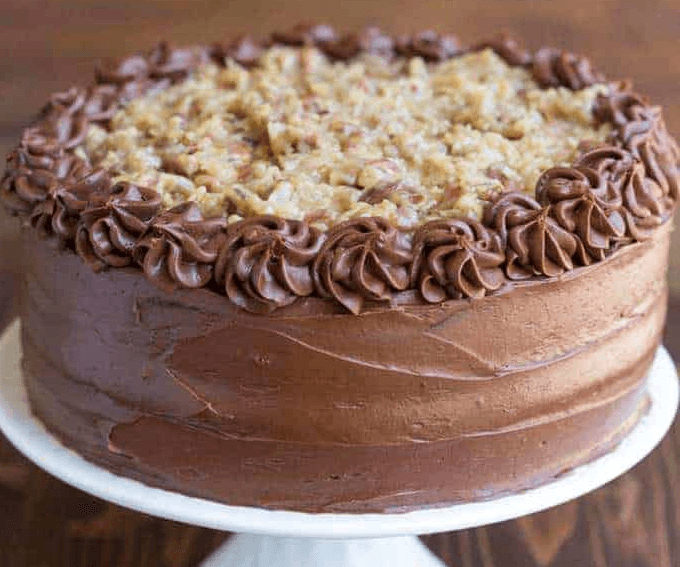 Umami German’s Coconut-Pecan Decadence Torte