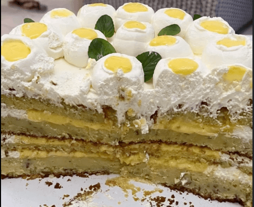 Lemon Mascarpone Olive Oil Cake